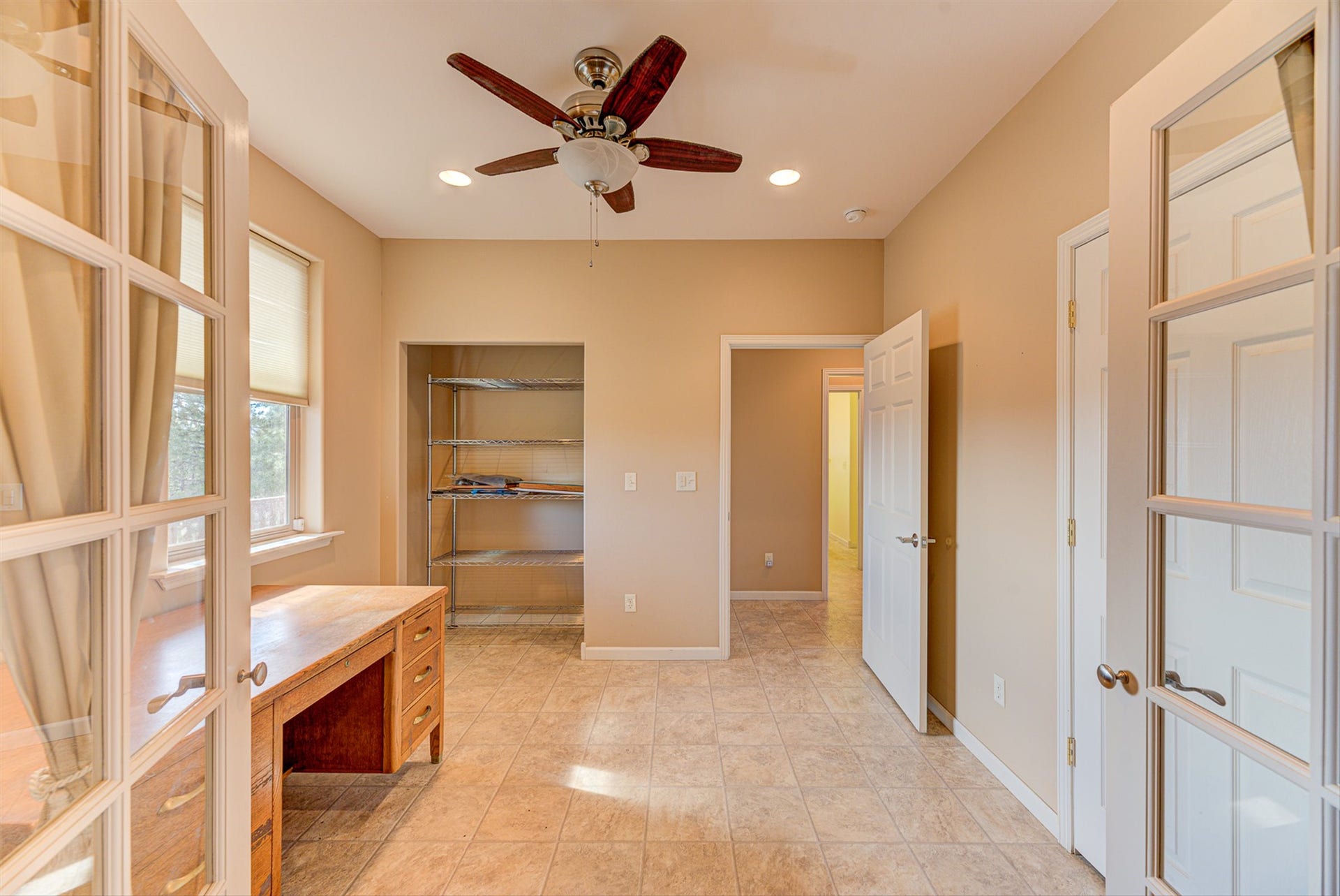 8224 Hillside Drive, Helena, MT 59602 Recessed lighting, ceiling fan, and tiled flooring
