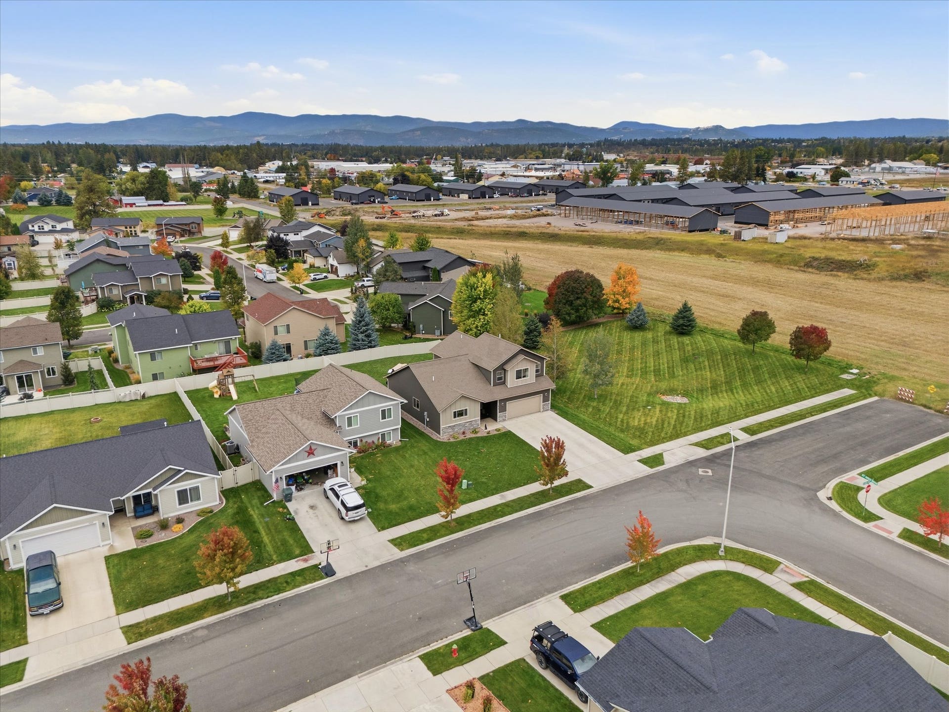1012 Clark Fork Drive, Kalispell, MT 59901 Arial facing South