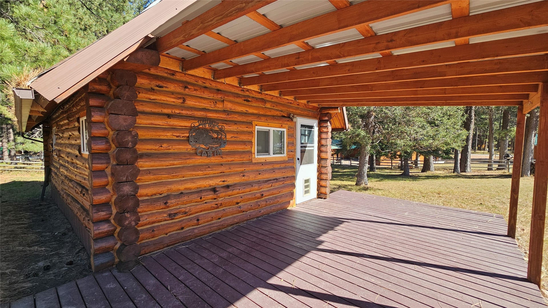 1004 N Second Street, Lincoln, MT 59639 Front deck