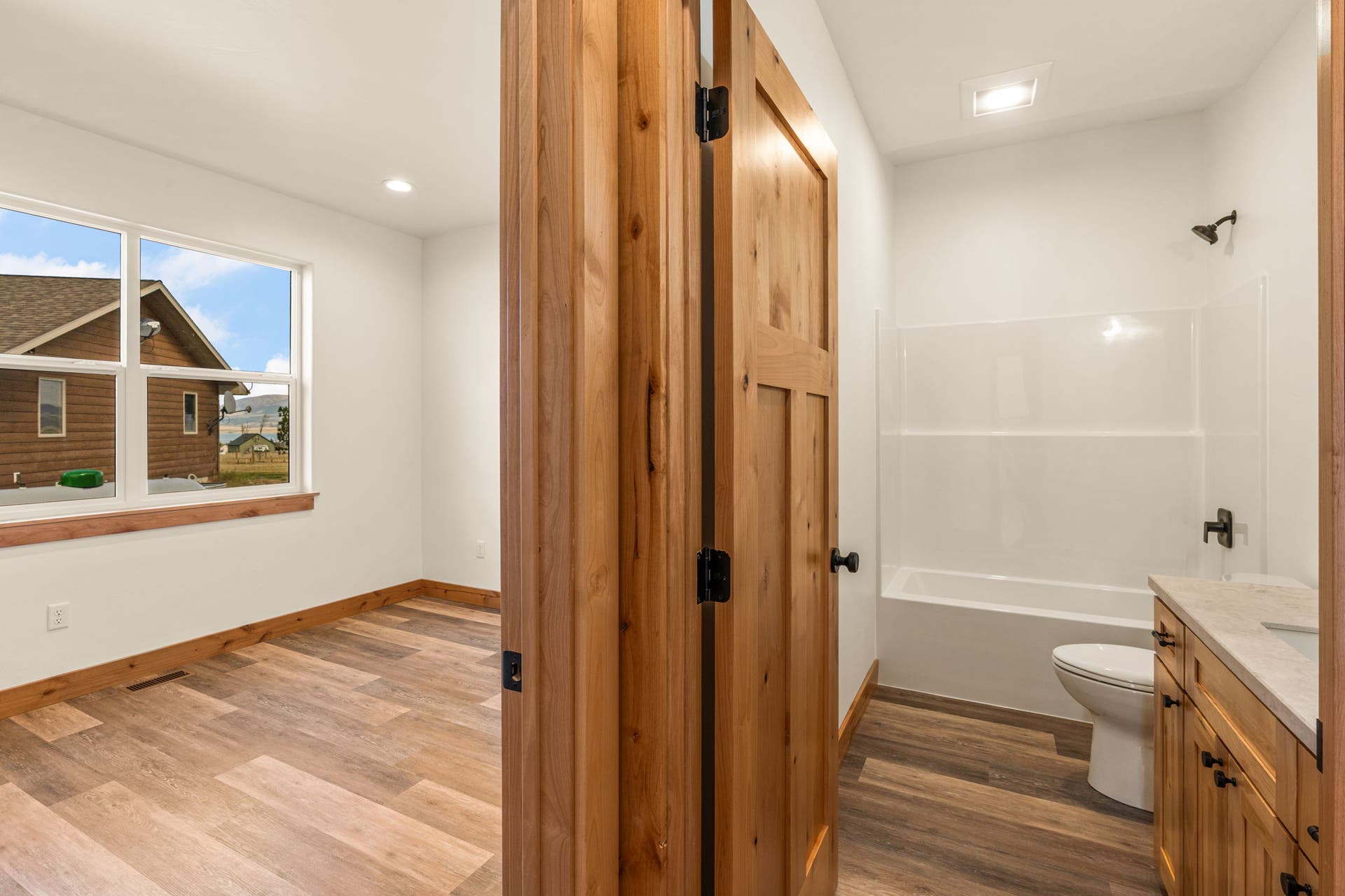 14 Nez Perce Trail, Townsend, MT 59644 Hallway to two bedrooms and bathroom