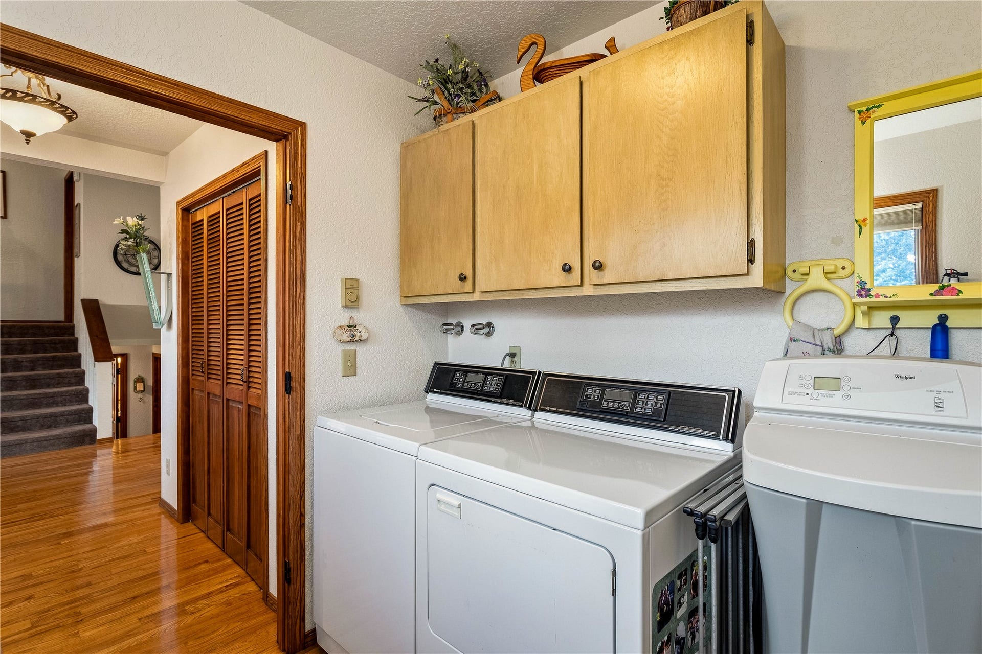 Entry from garage to laundry to living area