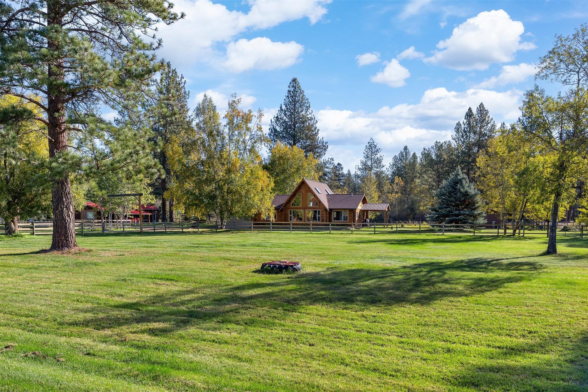 5165 Moores Way, Florence, MT 59833 Front view of main home with guest house to the left