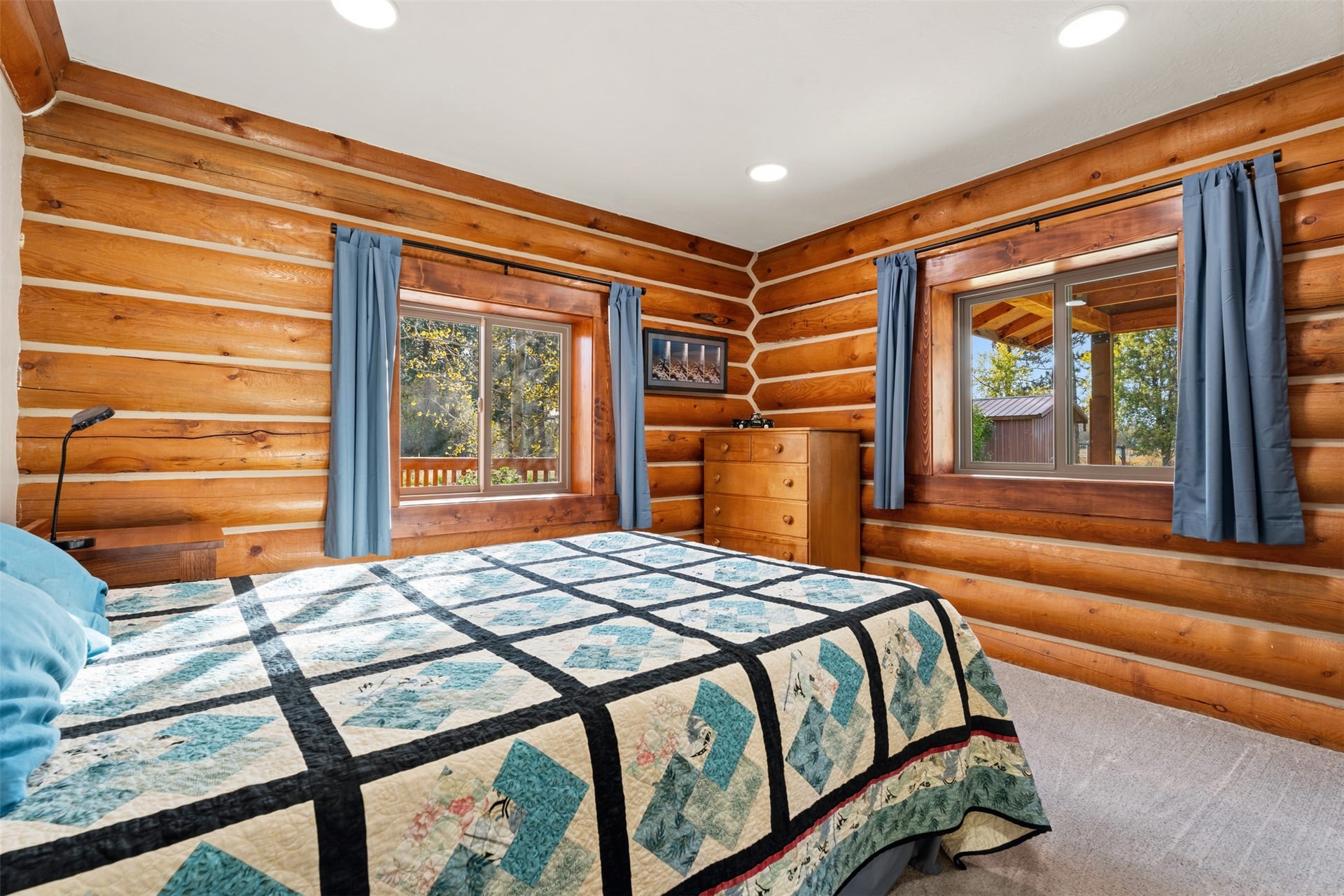 5165 Moores Way, Florence, MT 59833 Main home 2nd bedroom on main level with carpet