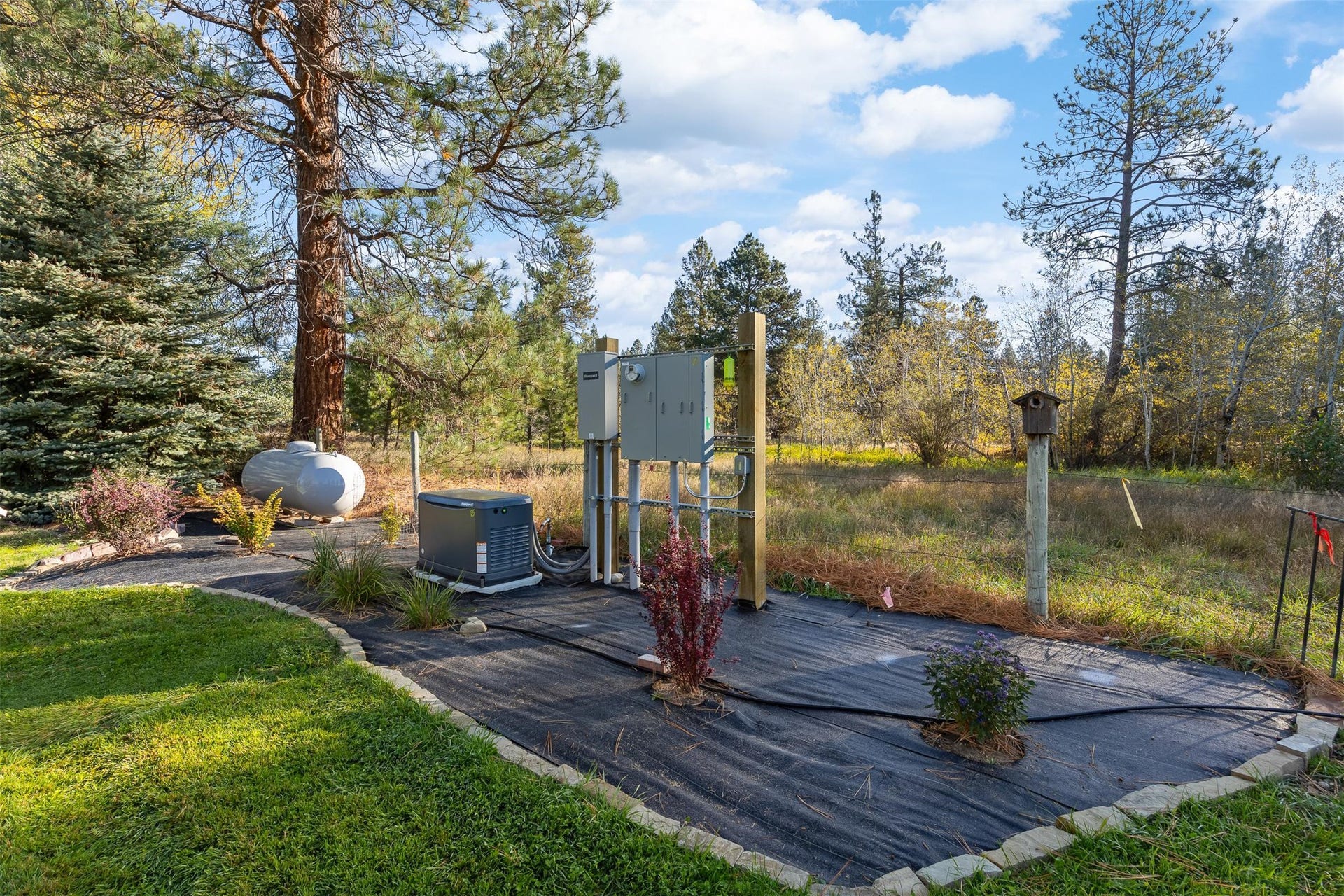 5165 Moores Way, Florence, MT 59833 Main home 500-gallon propane tank for whole house generator