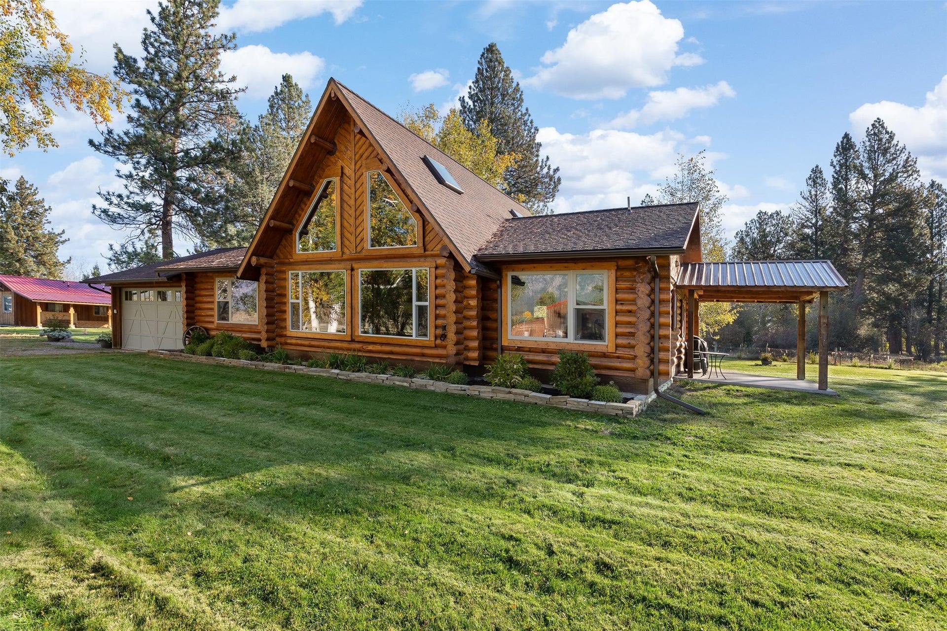5165 Moores Way, Florence, MT 59833 Main House (guest/second home on left)