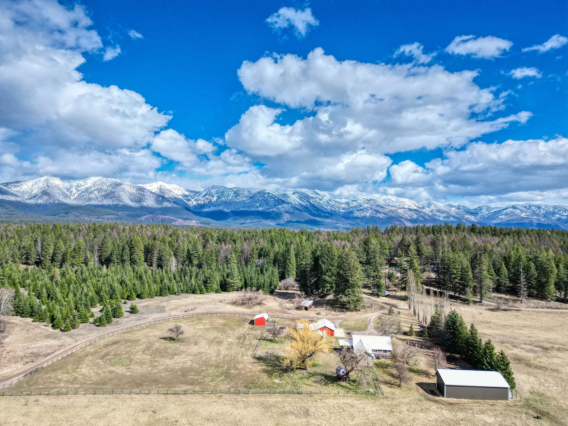 170 Kohler Lake Lane, Kalispell, MT 59901 Aerial view