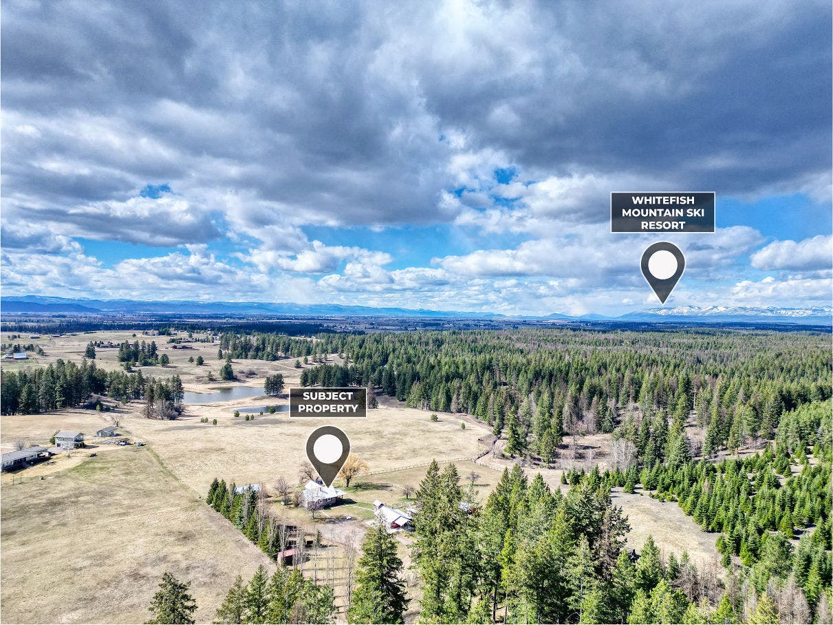 170 Kohler Lake Lane, Kalispell, MT 59901 Aerial view