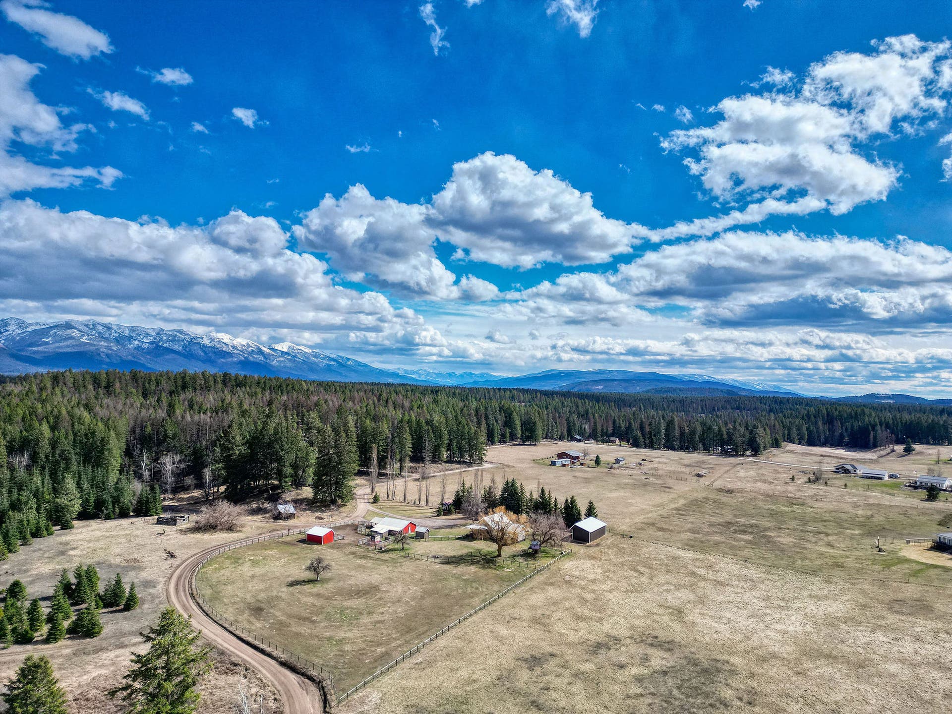 170 Kohler Lake Lane, Kalispell, MT 59901 Aerial view