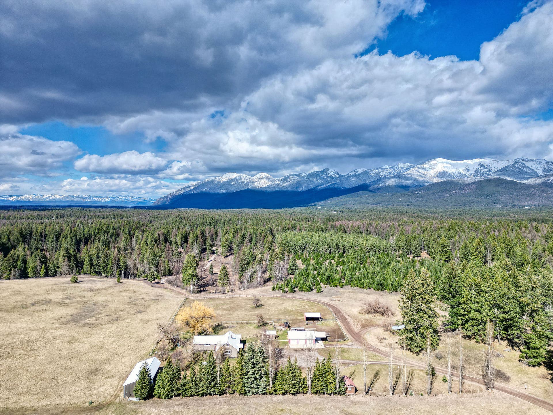 170 Kohler Lake Lane, Kalispell, MT 59901 Aerial view