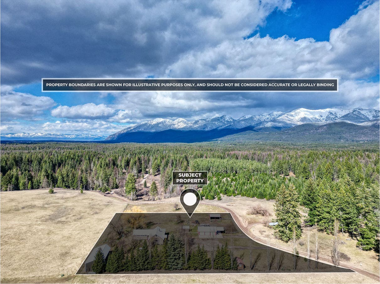 170 Kohler Lake Lane, Kalispell, MT 59901 Aerial view