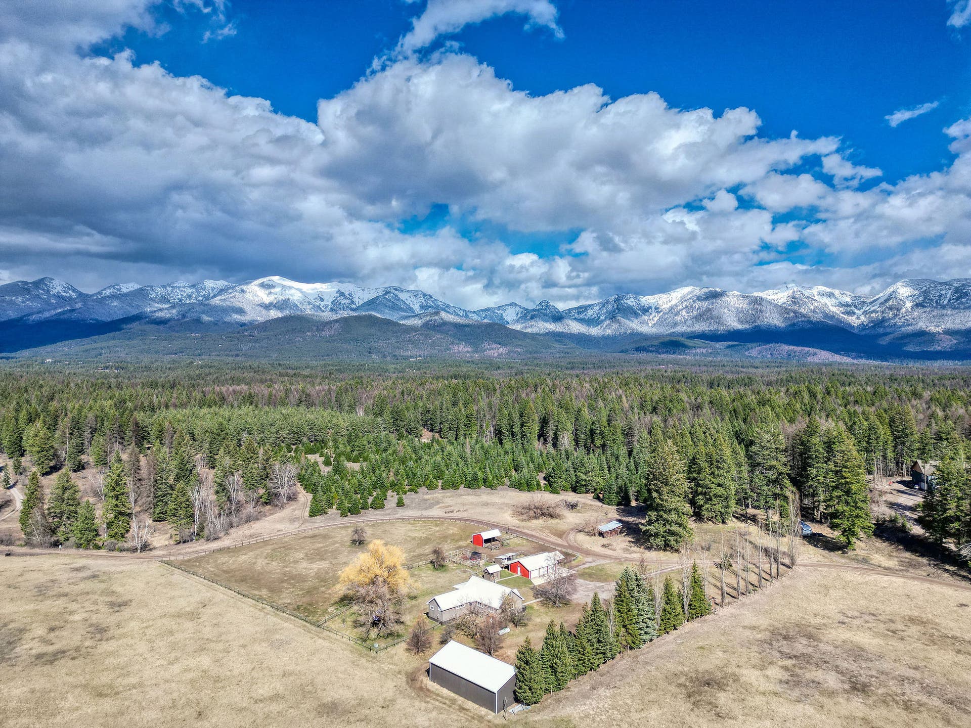 170 Kohler Lake Lane, Kalispell, MT 59901 Aerial view