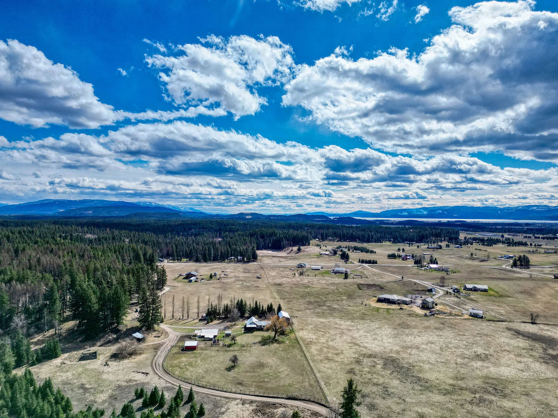170 Kohler Lake Lane, Kalispell, MT 59901 Aerial view
