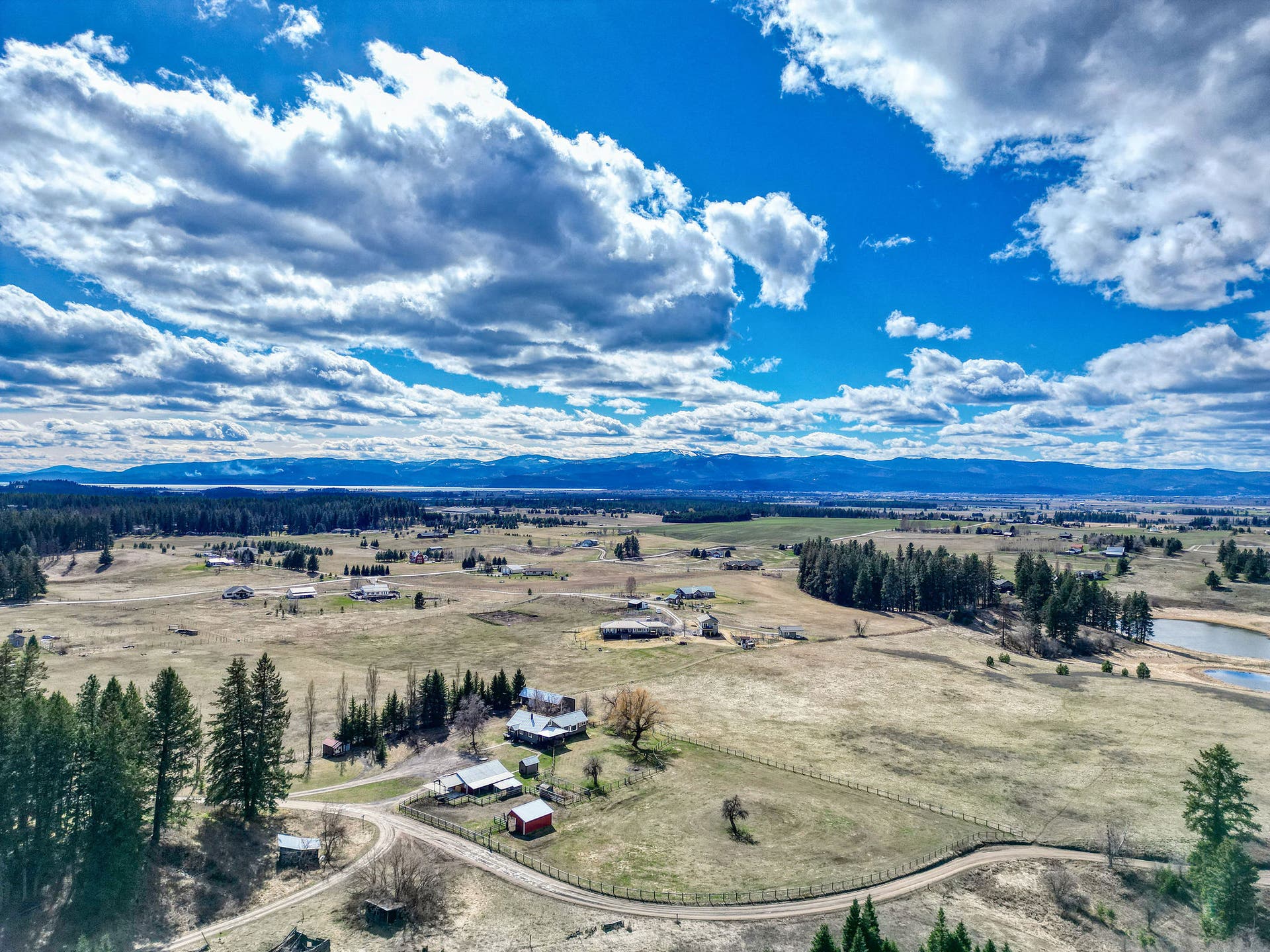 170 Kohler Lake Lane, Kalispell, MT 59901 Aerial view