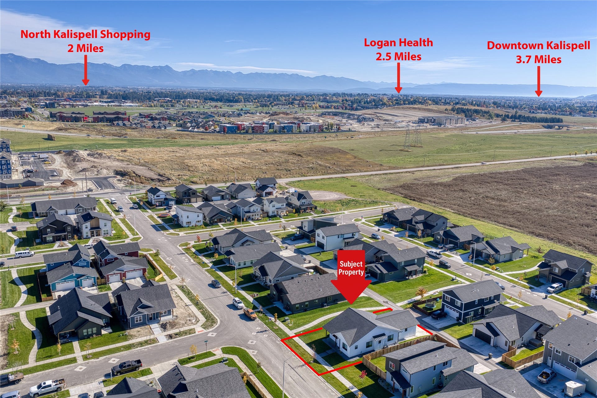 710 August Way, Kalispell, MT 59901 Location Aerial 3