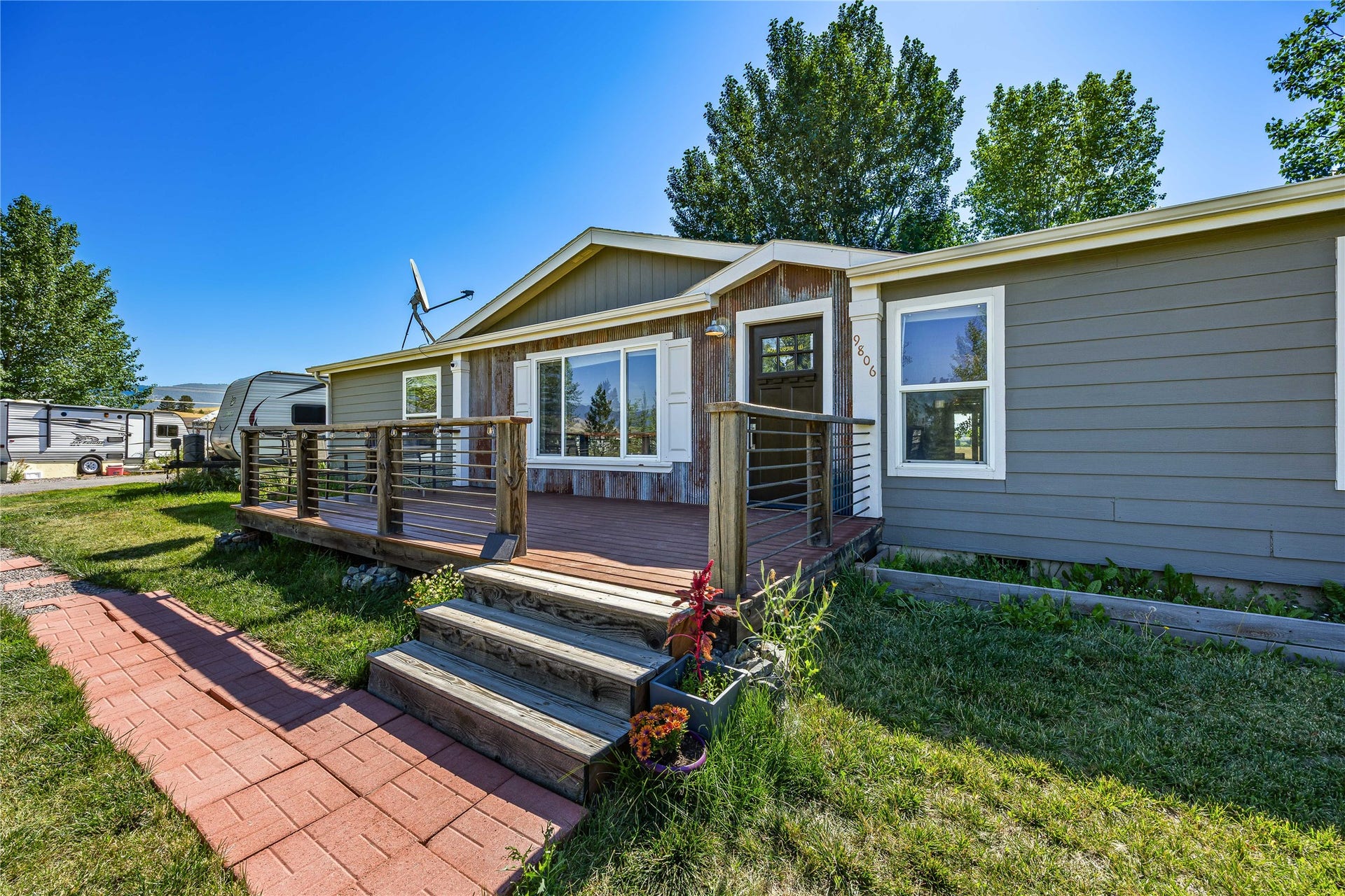 9806 Wheatgrass Lane, Missoula, MT 59808 Front Entrance