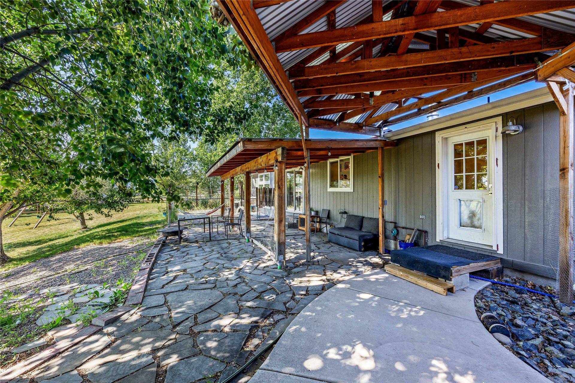 9806 Wheatgrass Lane, Missoula, MT 59808 Back Patio