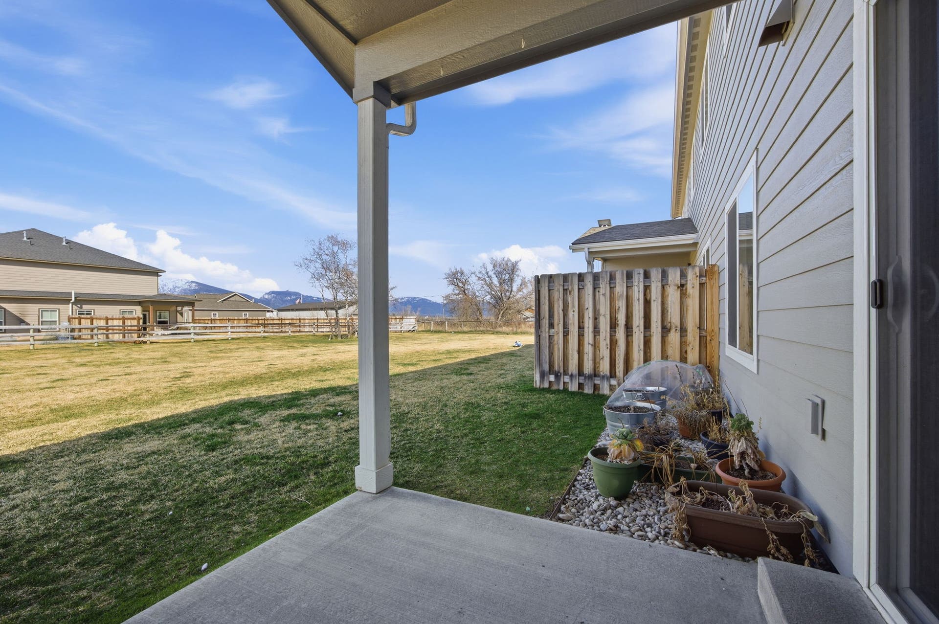Outside Covered Patio