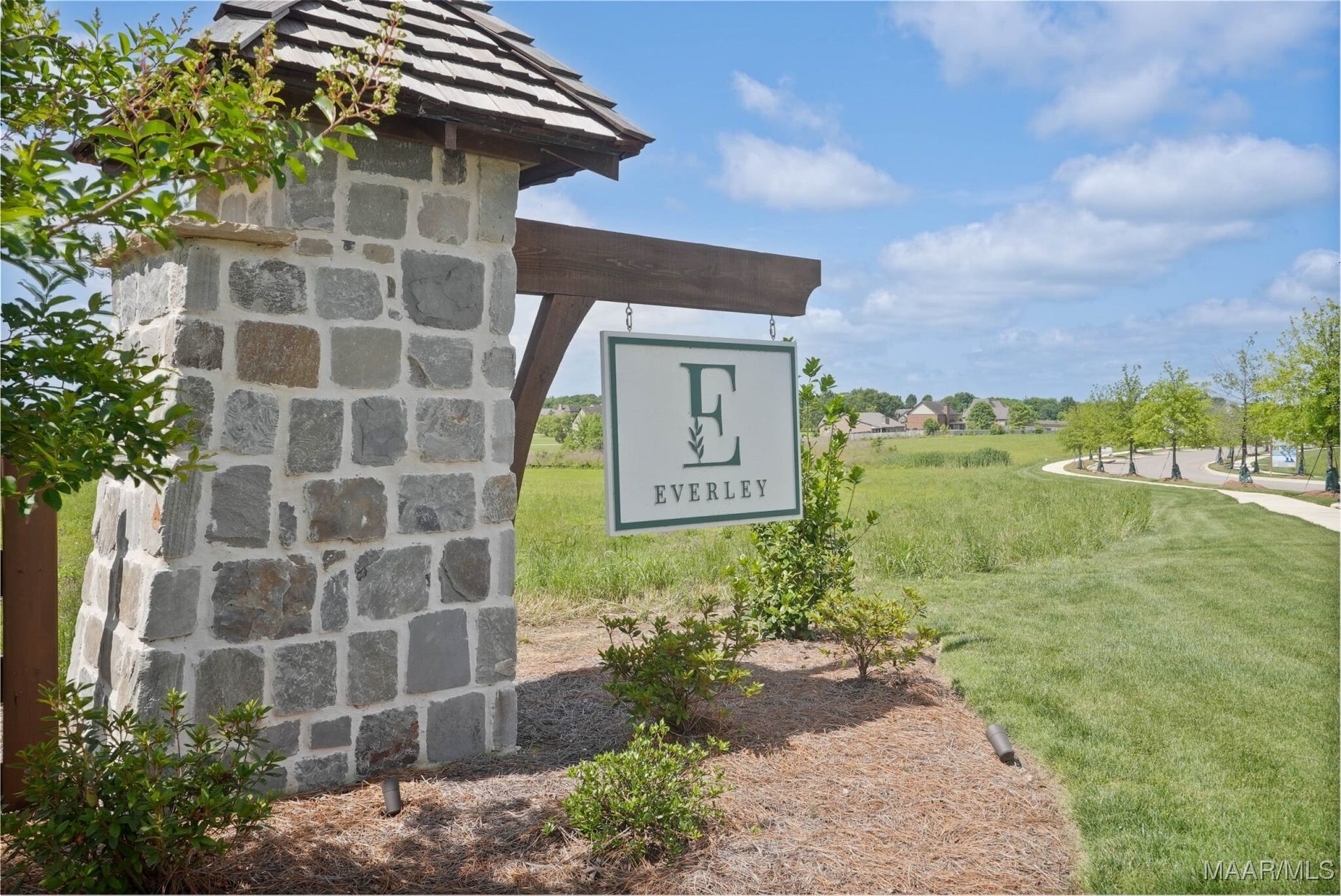 62 Blackberry Boulevard, Pike Road, AL 36064 Everley Entrance Signage off Marler Rd