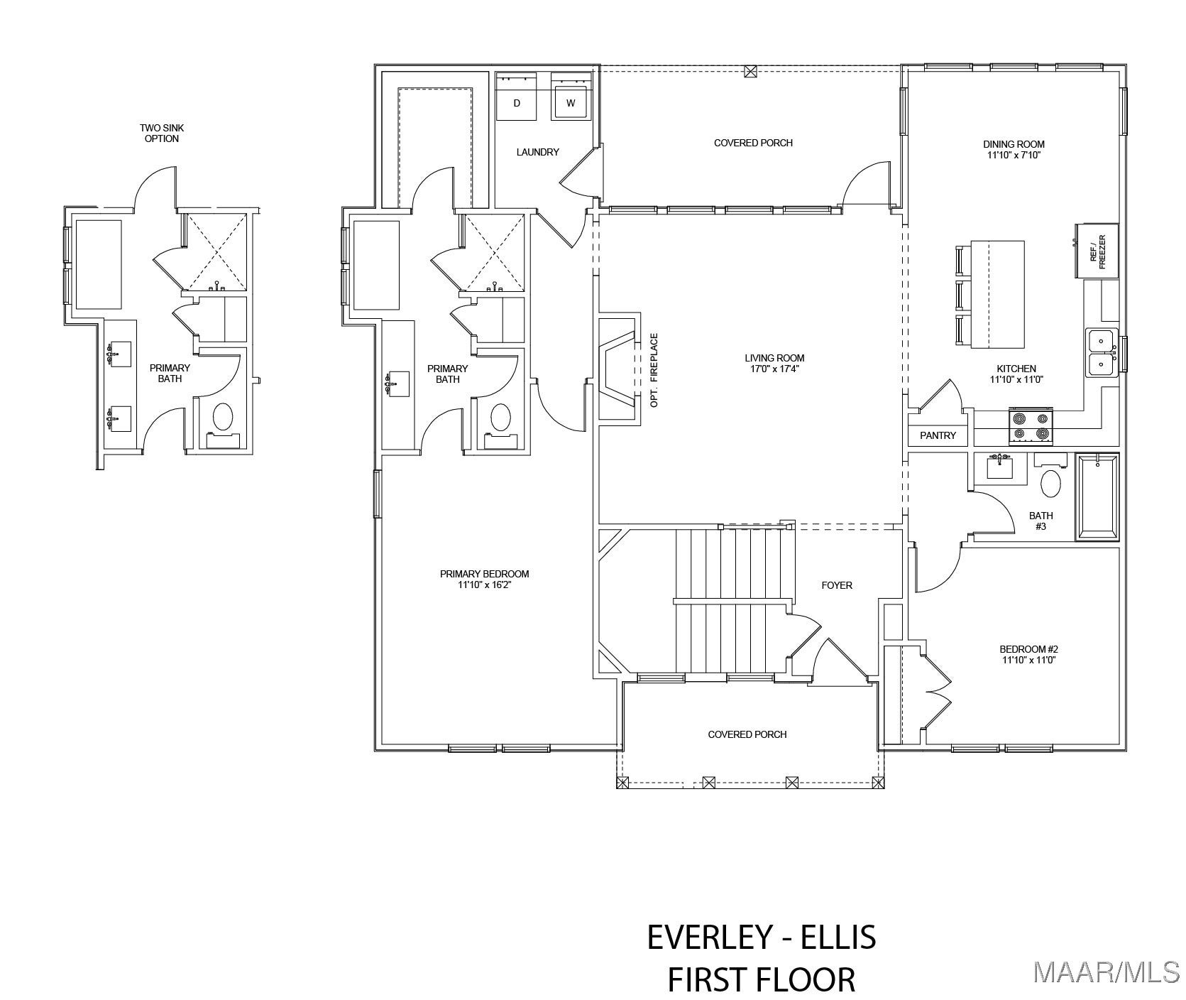 62 Blackberry Boulevard, Pike Road, AL 36064 Ellis Plan - First Floor