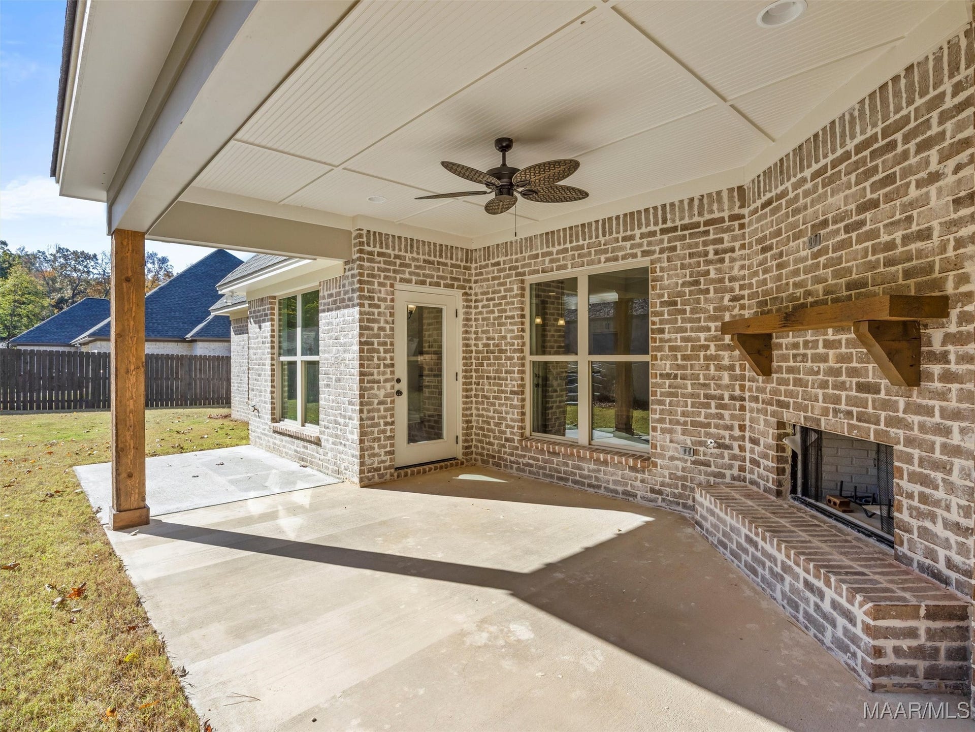 Back patio