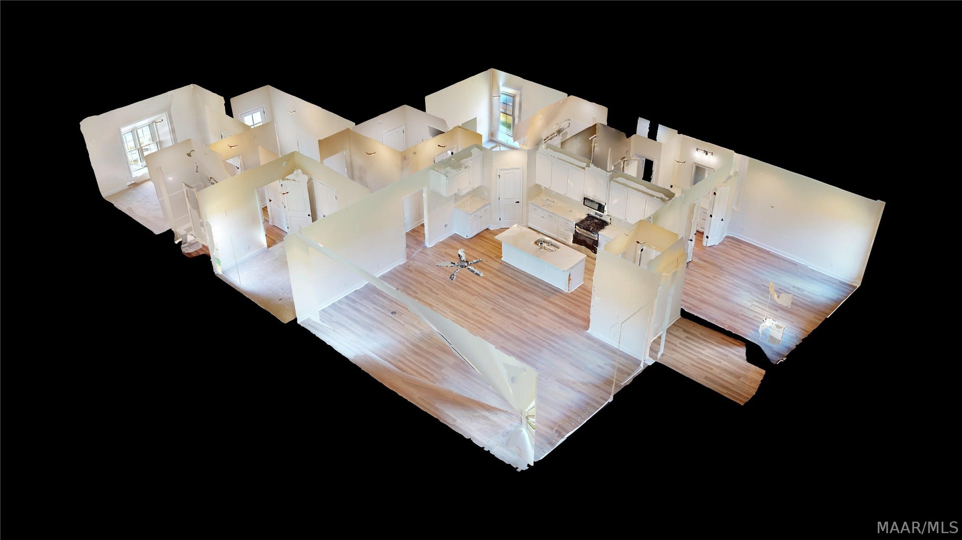 Dollhouse view. Be sure to click the Purple House Icon for a link to the Virtual Tour.