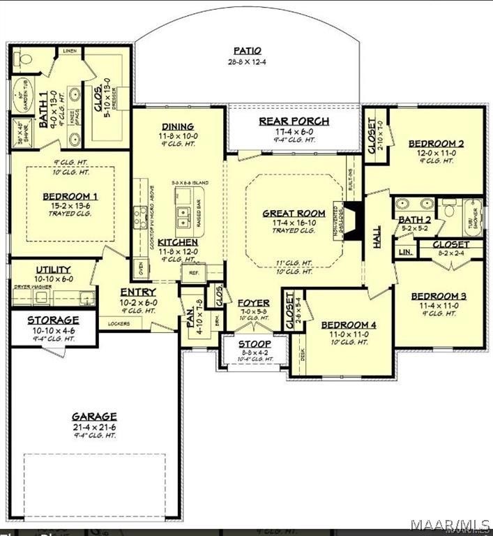 266 Cotton Terrace Loop, Deatsville, AL 36022 266 Cotton Terrace Loop floorplan