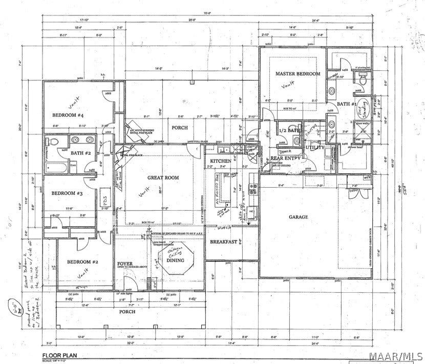 644 Chanlee Drive, Deatsville, AL 36022 Minor adjustments may have been made to the floor plan during construction.