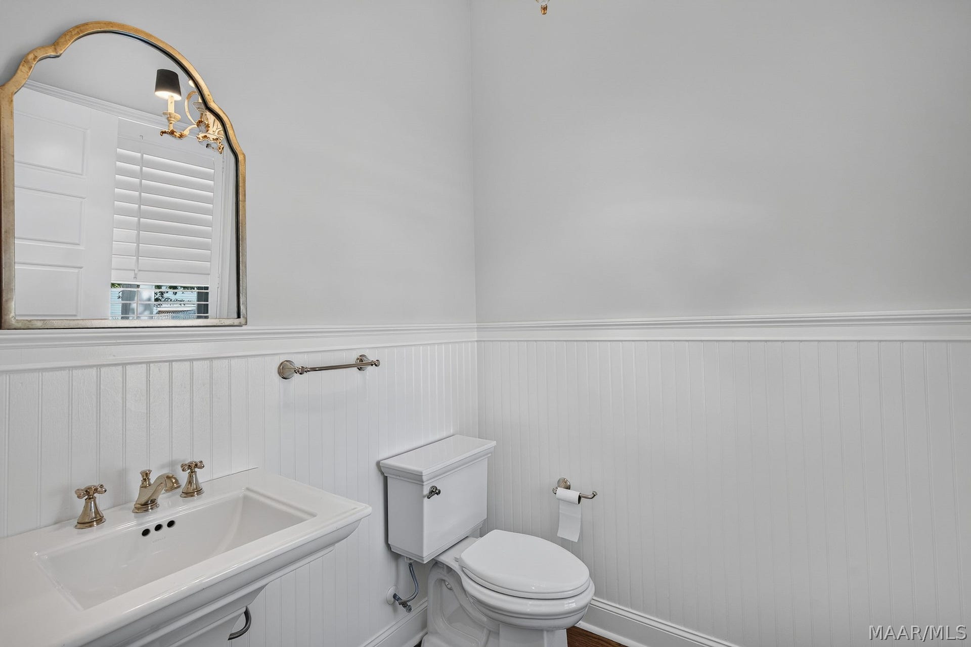 Half bath off foyer