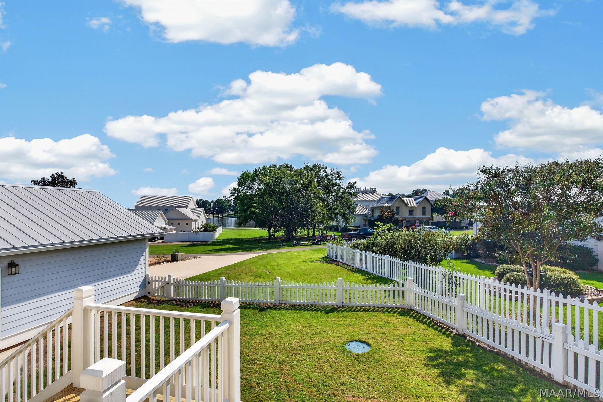 Large back yard