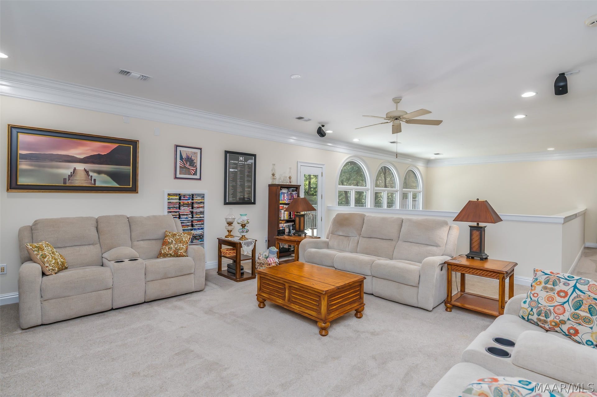 Loft/bonus room offers exceptional flexibility for a media room, game room or relaxed second living area.