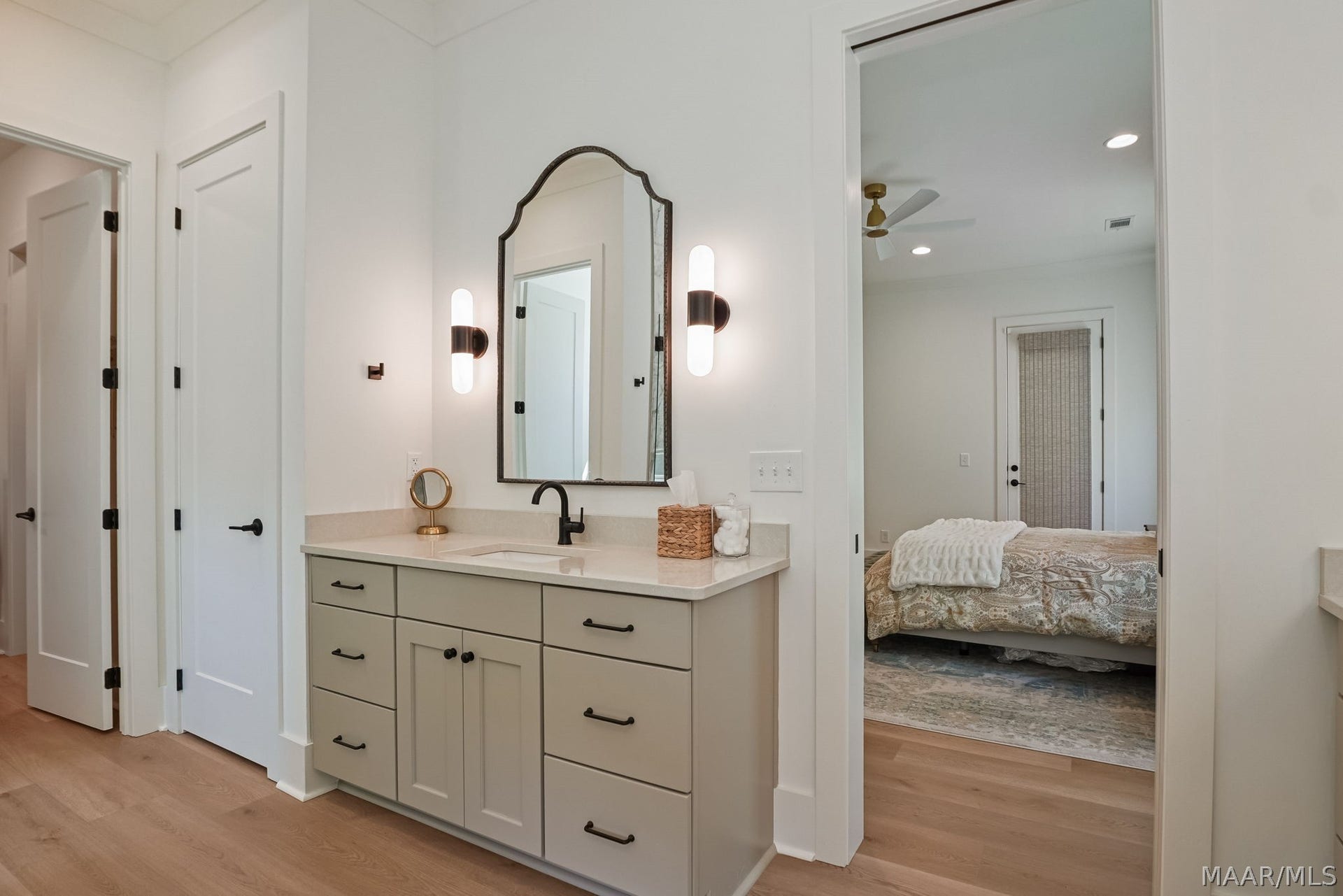 581 King's Meadow Street, Pike Road, AL 36064 Primary bath looking toward the primary bedroom