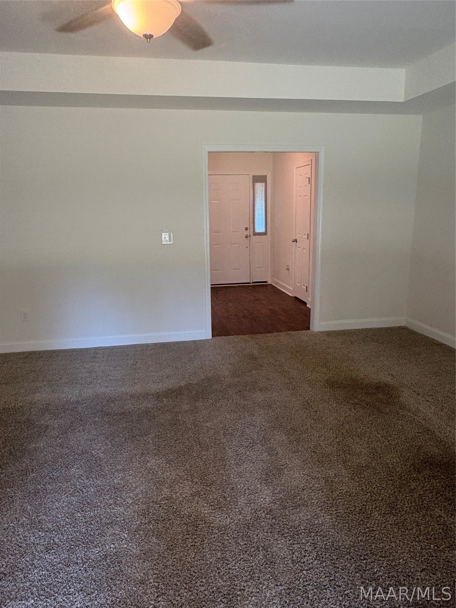 Right off Kitchen and double doors to outside patio