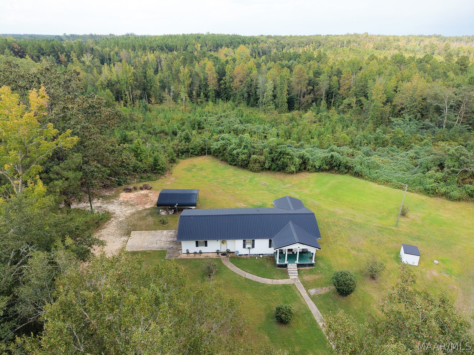 120 Gandy Lane, #2, Georgiana, AL 36033 Aerial View Acreage