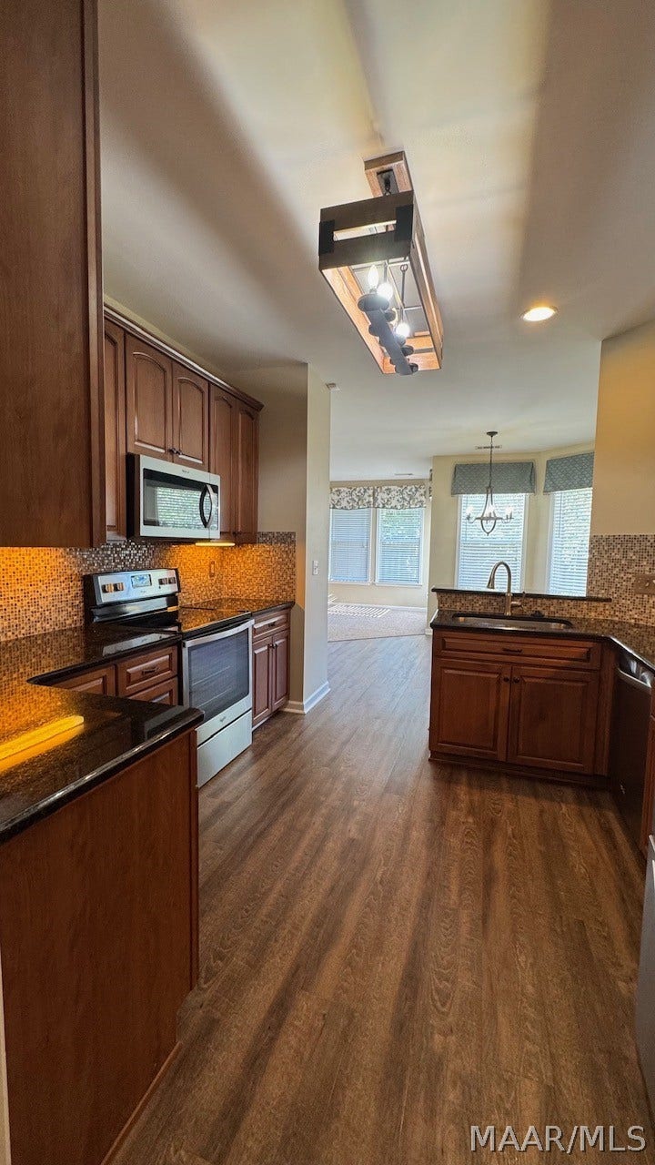 9255 WHISPINE Court, Montgomery, AL 36117 Kitchen view from hallway