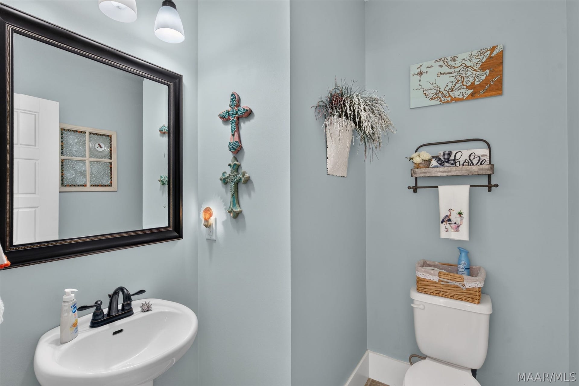 Downstairs half bath