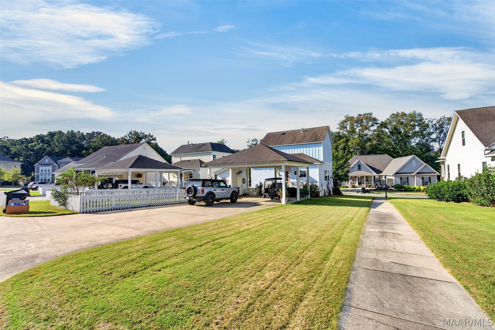 Extra long driveway
