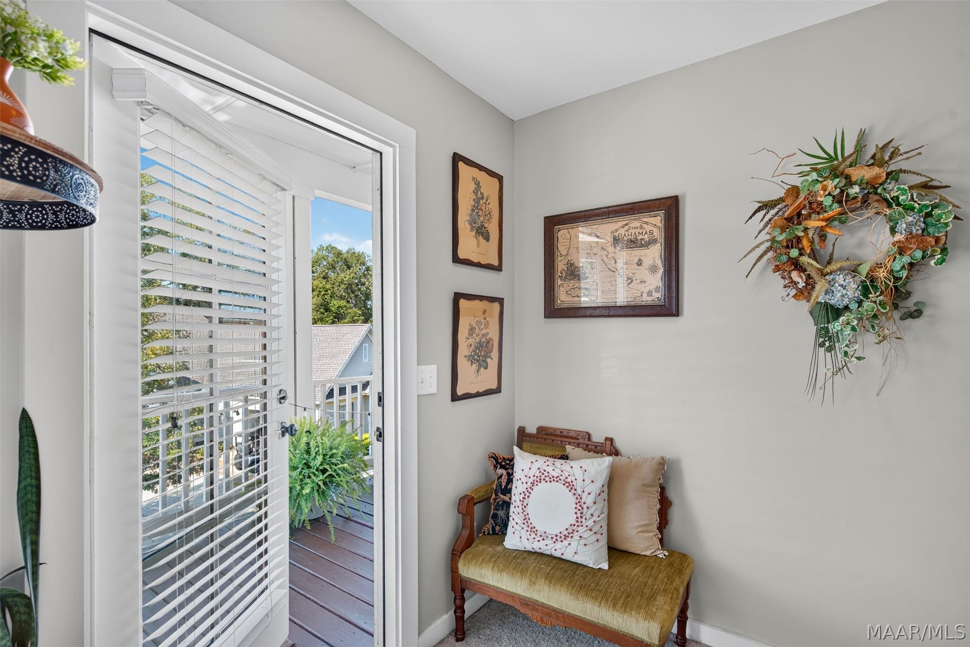 Upstairs porch entrance