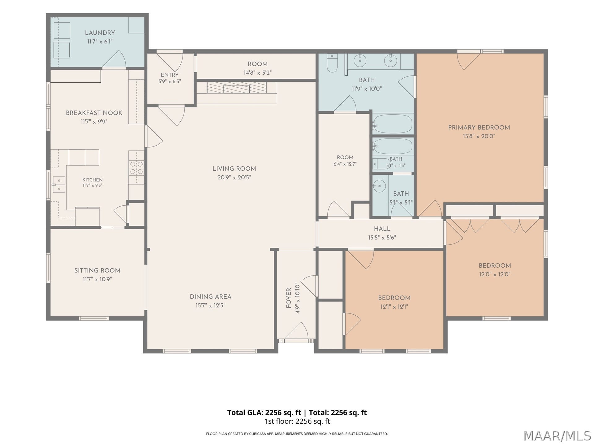 3883 Faunsdale Drive, Montgomery, AL 36109 made via CubiCasa app
