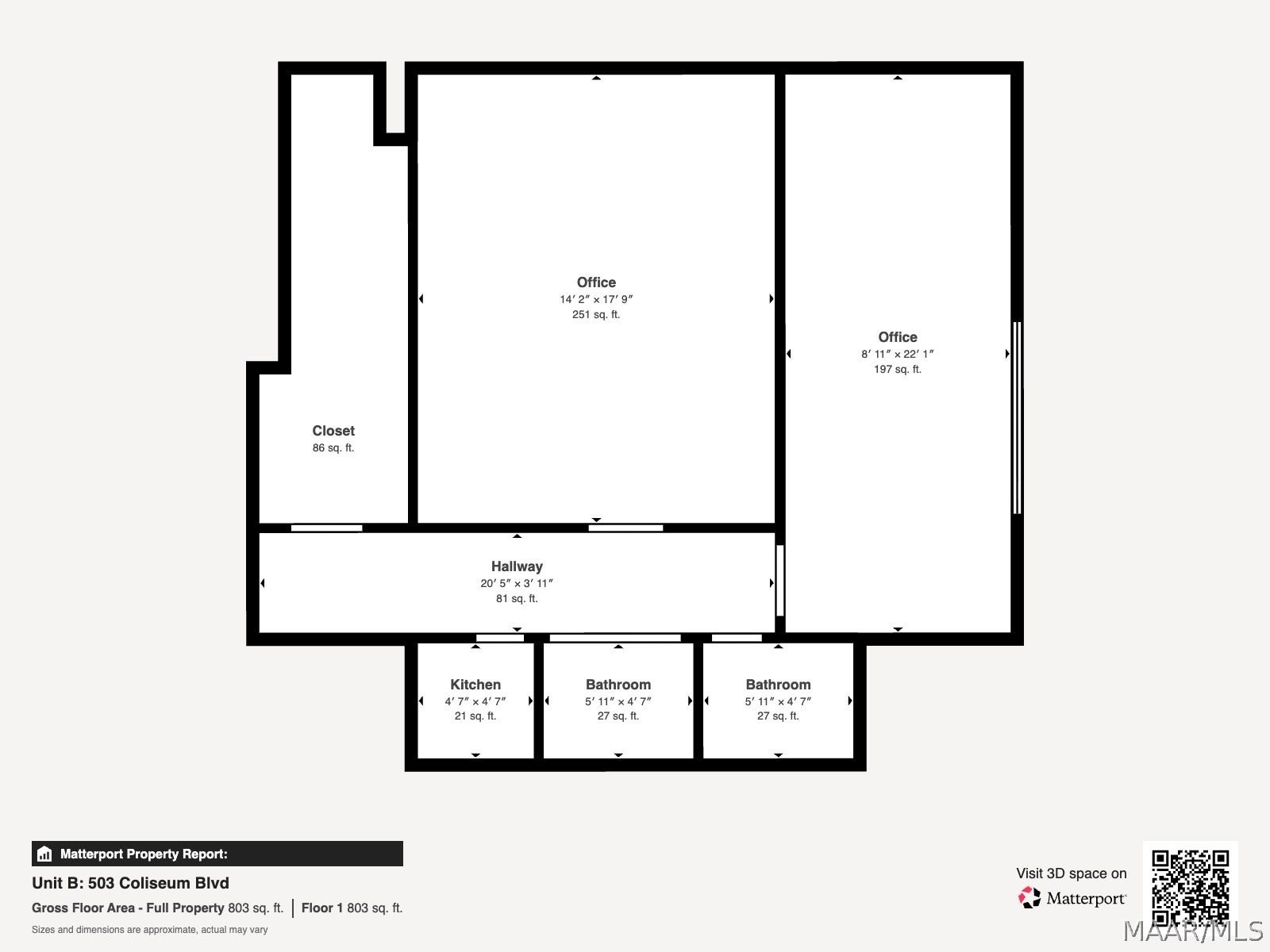 Suite B Floor plan