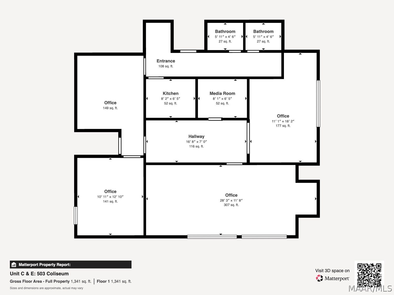 Suite C & E (can be divided)