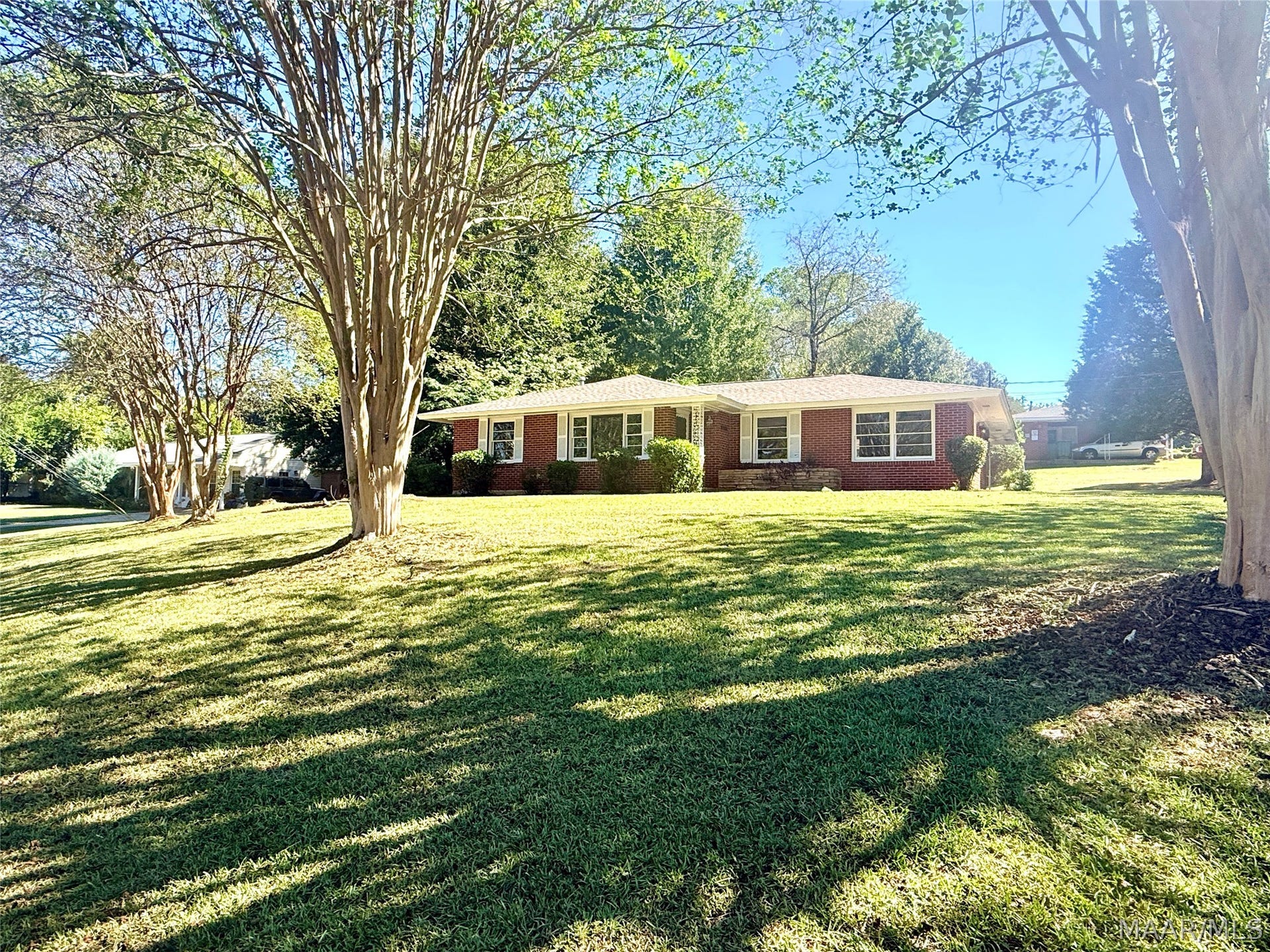 View from corner of lot