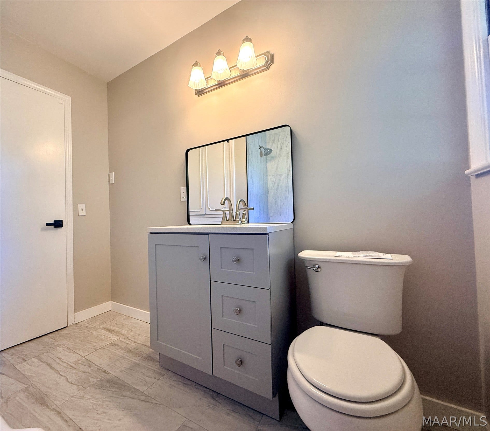 New Vanity, Toilet and updated plumbing