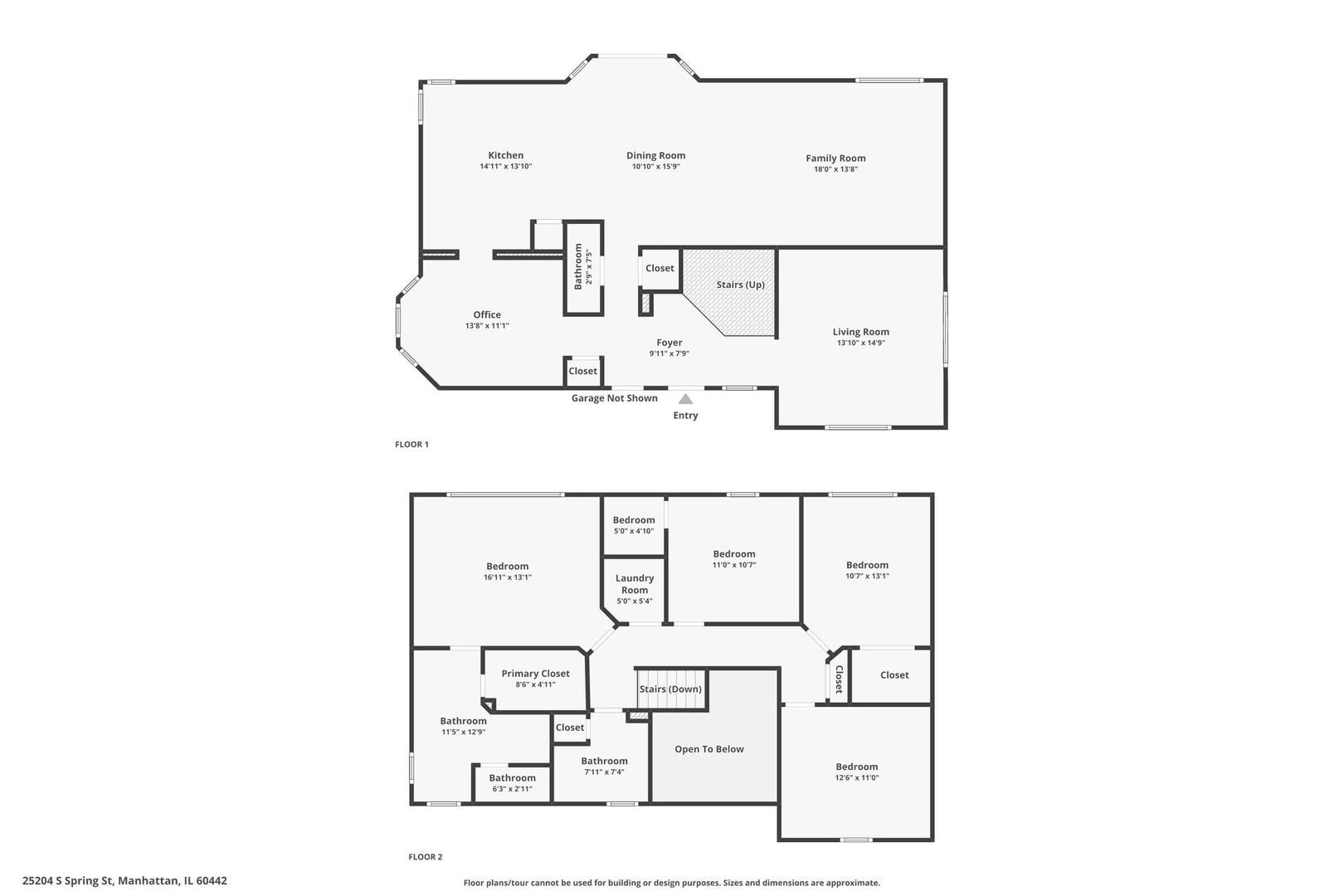 25204 Spring Street, Manhattan, IL 60442 25204 Spring Street, Manhattan, IL 60442