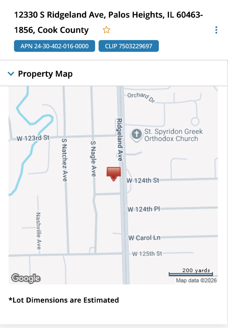 12330 S Ridgeland Avenue, Palos Heights, IL 60463 12330 S Ridgeland Avenue, Palos Heights, IL 60463