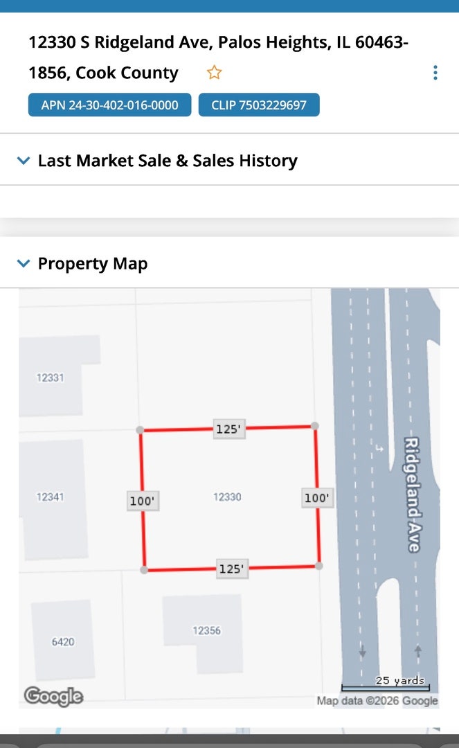 12330 S Ridgeland Avenue, Palos Heights, IL 60463 12330 S Ridgeland Avenue, Palos Heights, IL 60463