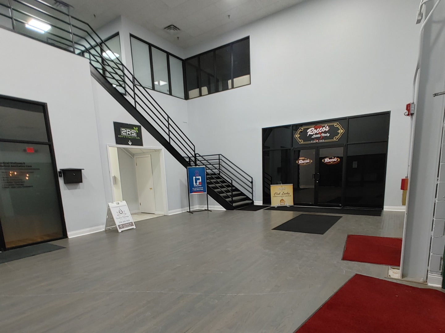 Main Lobby Entrance Looking at Roccos Little Italy
