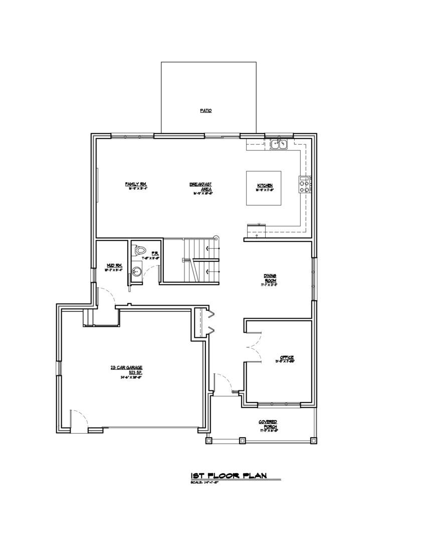 5535 Brookbank Road, Downers Grove, IL 60515 1st Floor Plan