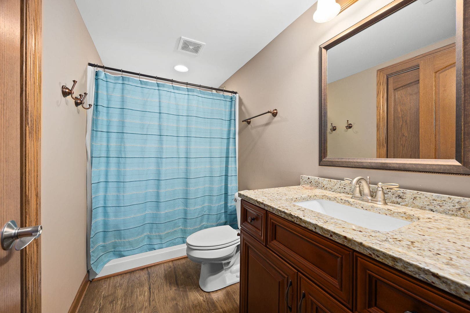 311 W Frontier Drive, Minooka, IL 60447 Full bathroom in finished basement.