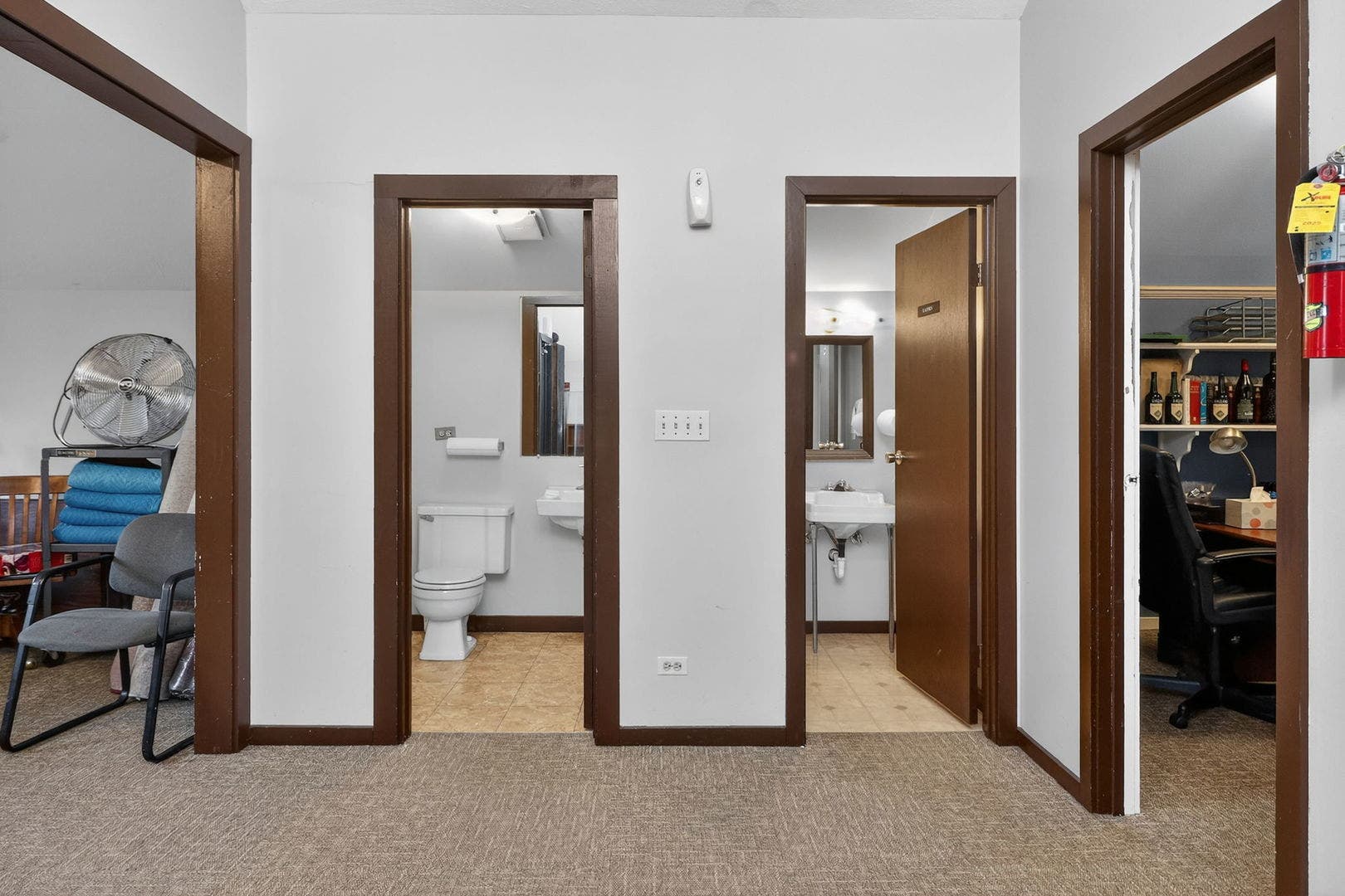 Upstairs Bathrooms