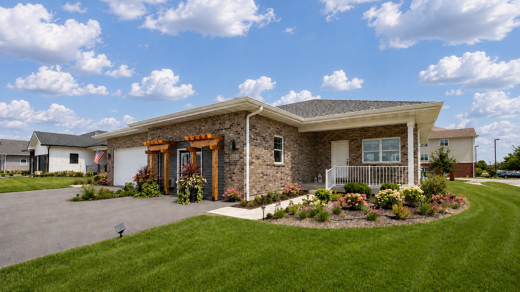 2031 Isabella Lane, Minooka, IL 60447 Model Home with Sales Office Entrance